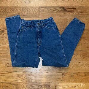 Vintage Womens USA L.L. Bean Flannel Lined Jeans